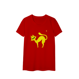 Nome do produto Baby Look - Gato Curioso