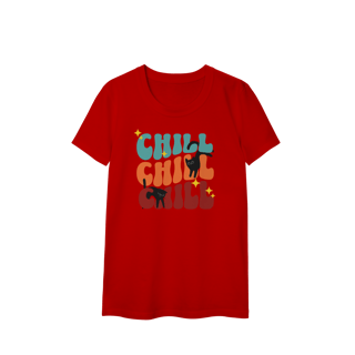 Nome do produto Baby Look - Chill Cats