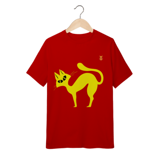 Nome do produto Camiseta infantil Gato Curioso