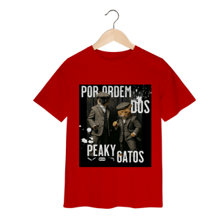 Nome do produto Camiseta Infantil - Ordem dos Peaky Gatos