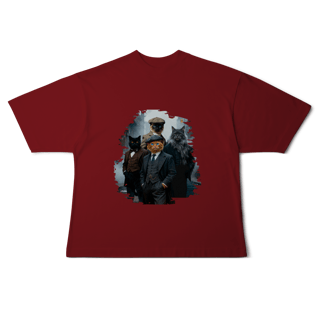 Nome do produto Camiseta Oversizad Peaky Cats