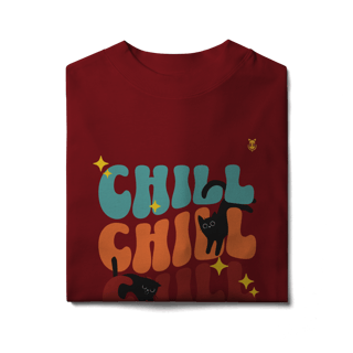 Nome do produto Camiseta Oversized Chill Cats