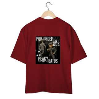 Nome do produto Camiseta Oversized - Ordem dos Peaky Gatos