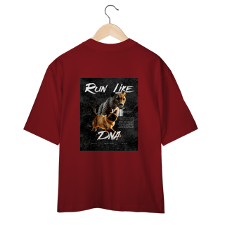Nome do produto Camiseta Oversized - Run Like DNA