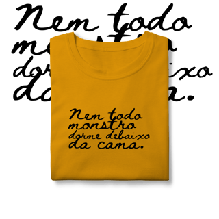 Nome do produtoNem todo monstro dorme debaixo da cama - Baby Long Classic 