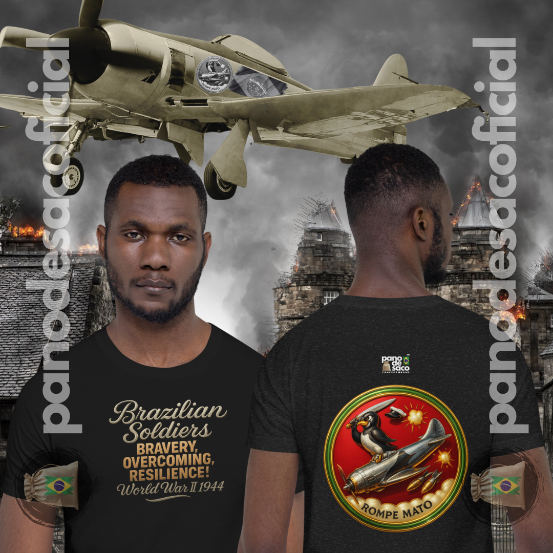 Nome do produto: Camiseta ROMPE MATO Unissex (versão US)