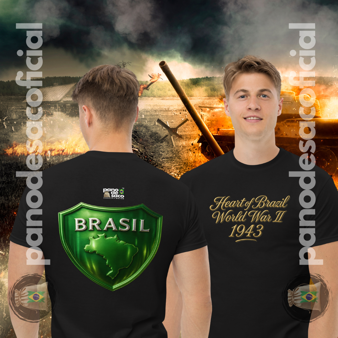 Nome do produto: Camiseta CORAÇÃO DO BRASIL Unissex