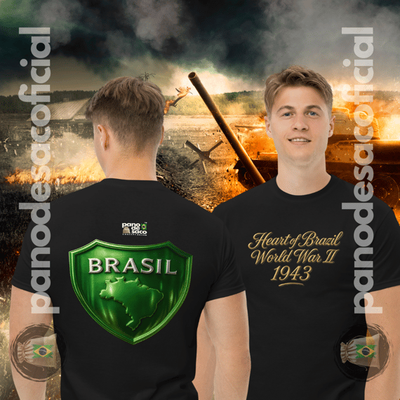 Camiseta CORAÇÃO DO BRASIL Unissex