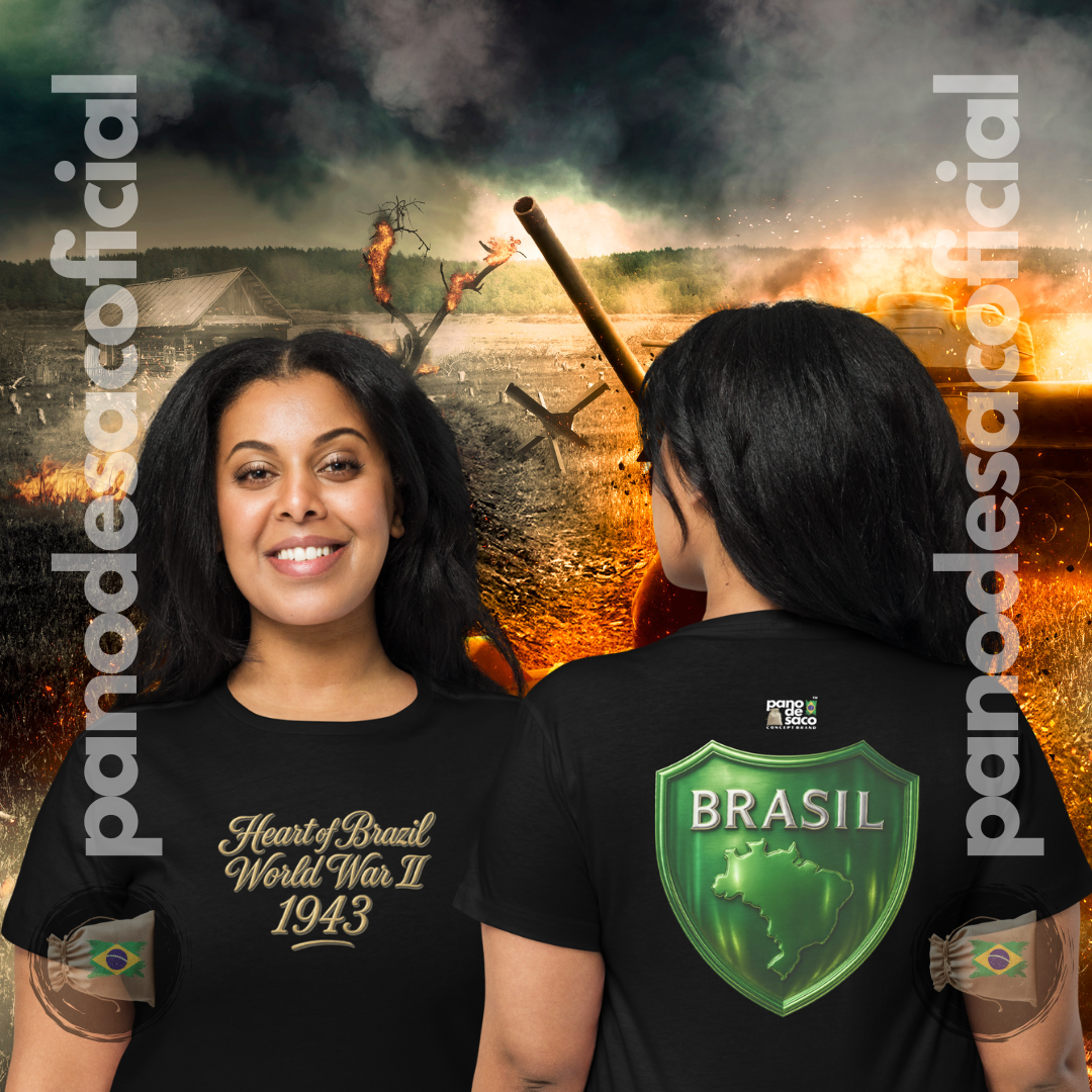 Nome do produto: Camiseta CORAÇÃO DO BRASIL Baby Long