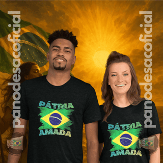 Nome do produto Camiseta PÁTRIA AMADA Unissex