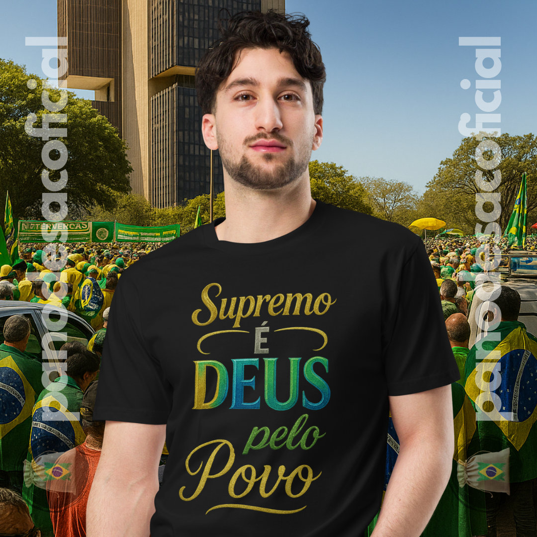 Nome do produto: Camiseta SUPREMO É DEUS Unissex