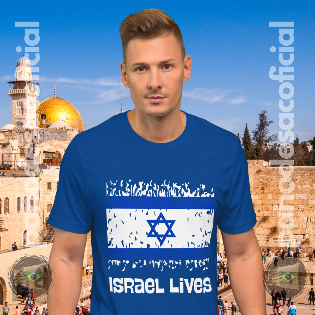 Nome do produto: Camiseta ISRAEL LIVES Unissex