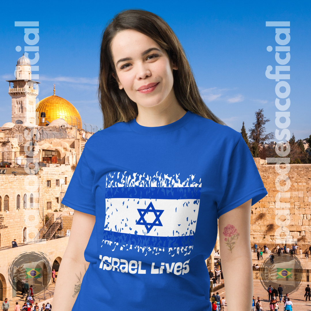 Nome do produto: Camiseta ISRAEL LIVES Baby Long