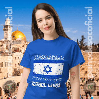 Camiseta ISRAEL LIVES Baby Long