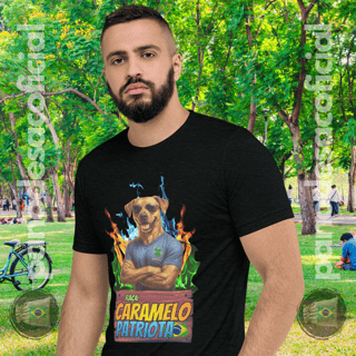 Nome do produto Camiseta CARAMELO PATRIOTA Unissex