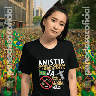 Nome do produto Camiseta ANISTIA JÁ Unissex