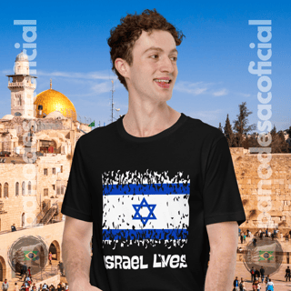 Nome do produto Camiseta ISRAEL LIVES Unissex