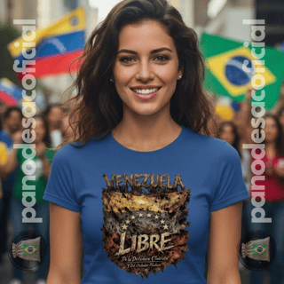 Nome do produto Camiseta VENEZUELA LIBRE Baby Long