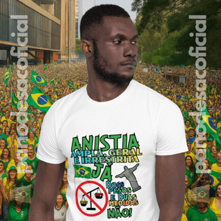 Nome do produto Camiseta ANISTIA JÁ Unissex