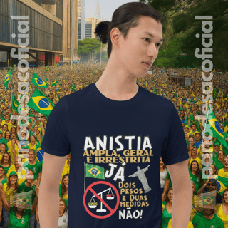 Nome do produto Camiseta ANISTIA JÁ Unissex