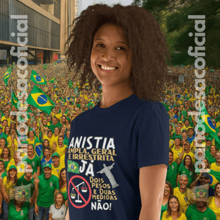 Nome do produto Camiseta ANISTIA JÁ Unissex