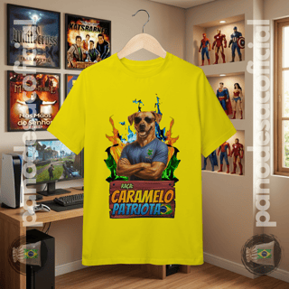 Nome do produto Camiseta Teen CARAMELO PATRIOTA (10 a 14 anos)