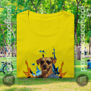 Nome do produto Camiseta CARAMELO PATRIOTA Baby Long