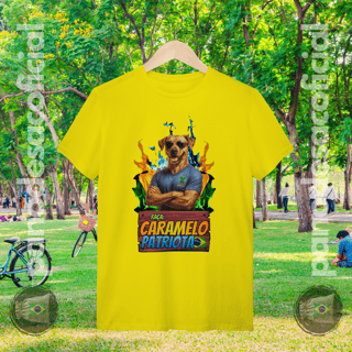 Nome do produto Camiseta CARAMELO PATRIOTA Unissex