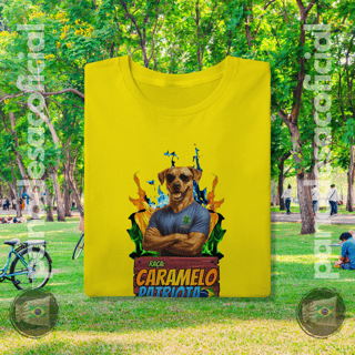 Nome do produto Camiseta CARAMELO PATRIOTA Unissex