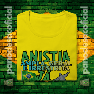 Nome do produto Camiseta ANISTIA JÁ Baby Long
