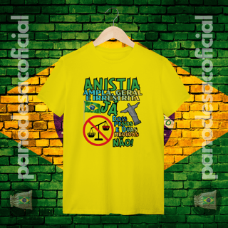 Nome do produto Camiseta ANISTIA JÁ Unissex