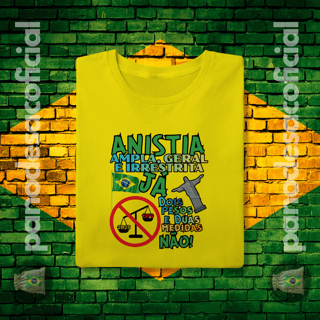 Nome do produto Camiseta ANISTIA JÁ Unissex