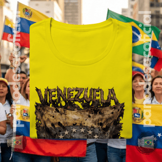 Nome do produto Camiseta VENEZUELA LIBRE Baby Long