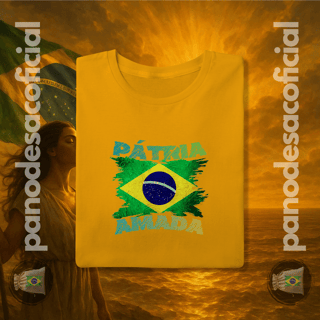 Nome do produto Camiseta PÁTRIA AMADA Unissex