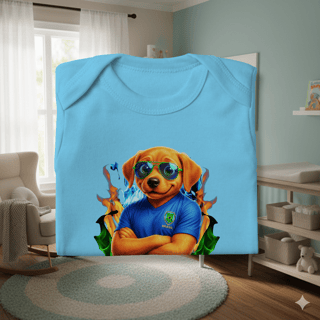 Nome do produto Body Infantil CARAMELINHO PATRIOTINHA