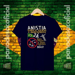 Nome do produto Camiseta ANISTIA JÁ Unissex