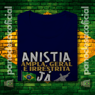 Nome do produto Camiseta ANISTIA JÁ Baby Long