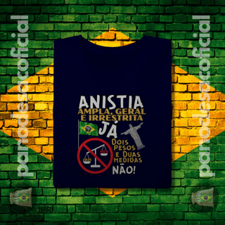 Nome do produto Camiseta ANISTIA JÁ Unissex