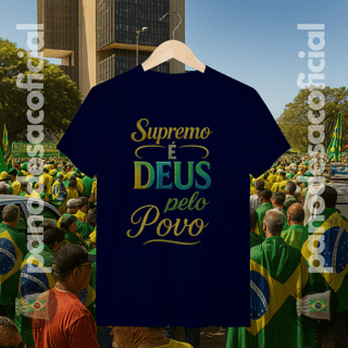 Nome do produto Camiseta SUPREMO É DEUS Unissex
