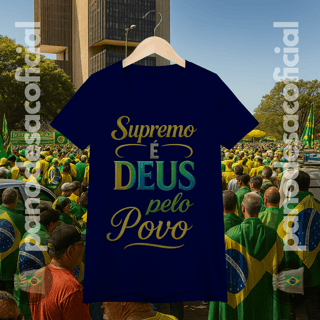 Nome do produto Camiseta SUPREMO É DEUS Baby Long