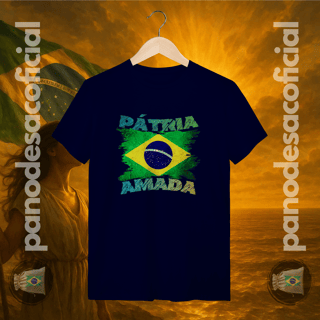 Nome do produto Camiseta PÁTRIA AMADA Unissex
