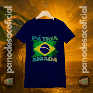 Nome do produto Camiseta PÁTRIA AMADA Baby Long