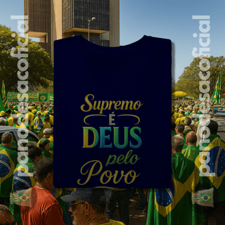 Nome do produto Camiseta SUPREMO É DEUS Unissex