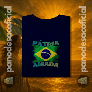 Nome do produto Camiseta PÁTRIA AMADA Unissex