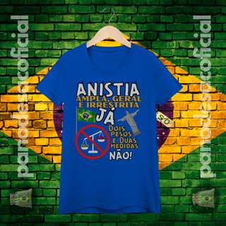 Nome do produto Camiseta ANISTIA JÁ Baby Long