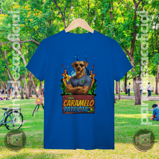 Nome do produto Camiseta CARAMELO PATRIOTA Unissex