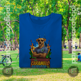 Nome do produto Camiseta CARAMELO PATRIOTA Unissex