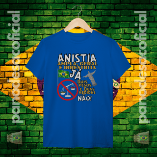 Nome do produto Camiseta ANISTIA JÁ Unissex