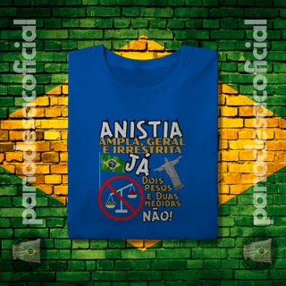 Nome do produto Camiseta ANISTIA JÁ Unissex