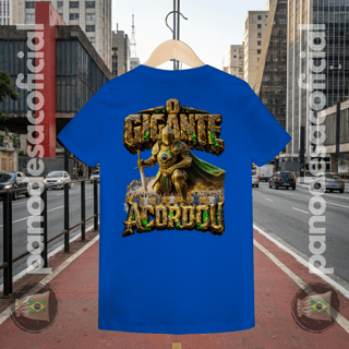 Nome do produto Camiseta ACORDA BRASIL, O GIGANTE ACORDOU Baby Long